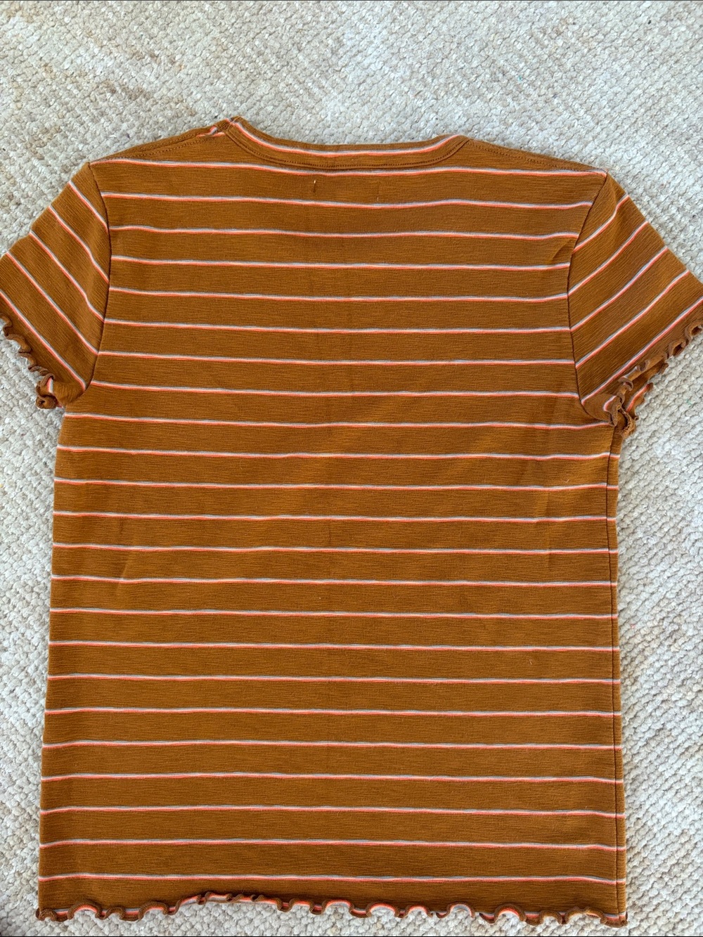 Rust Striped Tee - Picture 2 of 2